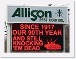 Allison Pest Control Red, 64x128 Matrix 